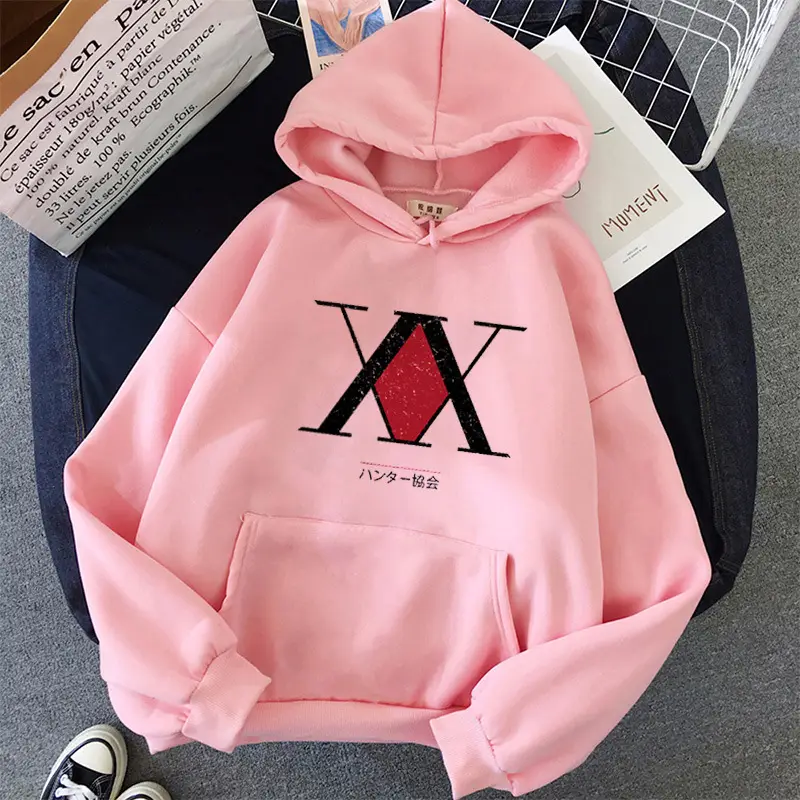 Women Cartoon Printed Hoodie Beige Thick Warm Winter - Image 24