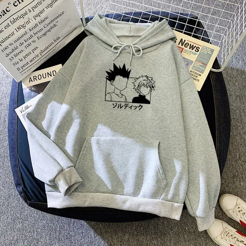 Women Cartoon Printed Hoodie Beige Thick Warm Winter - Image 30