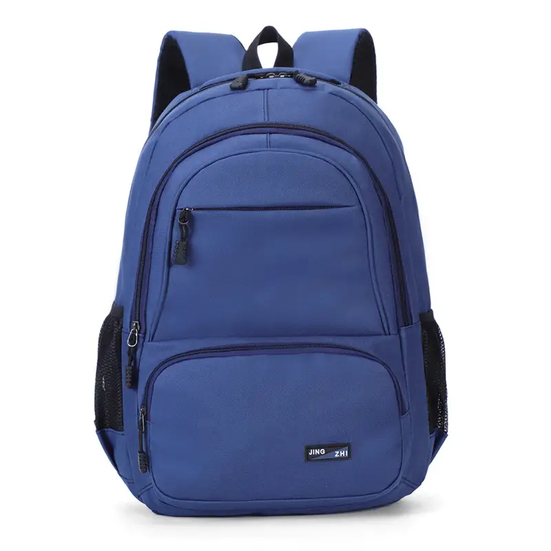 Men's Black Business Backpack with 3 Compartments - Image 2