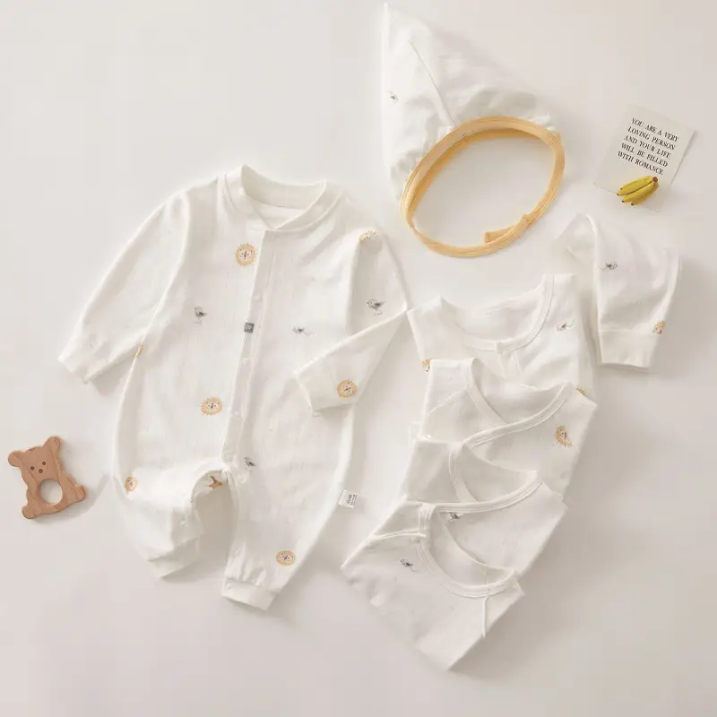 Baby Cotton Long Sleeve Jumpsuit for Boys Girls Spring Autumn - Image 11