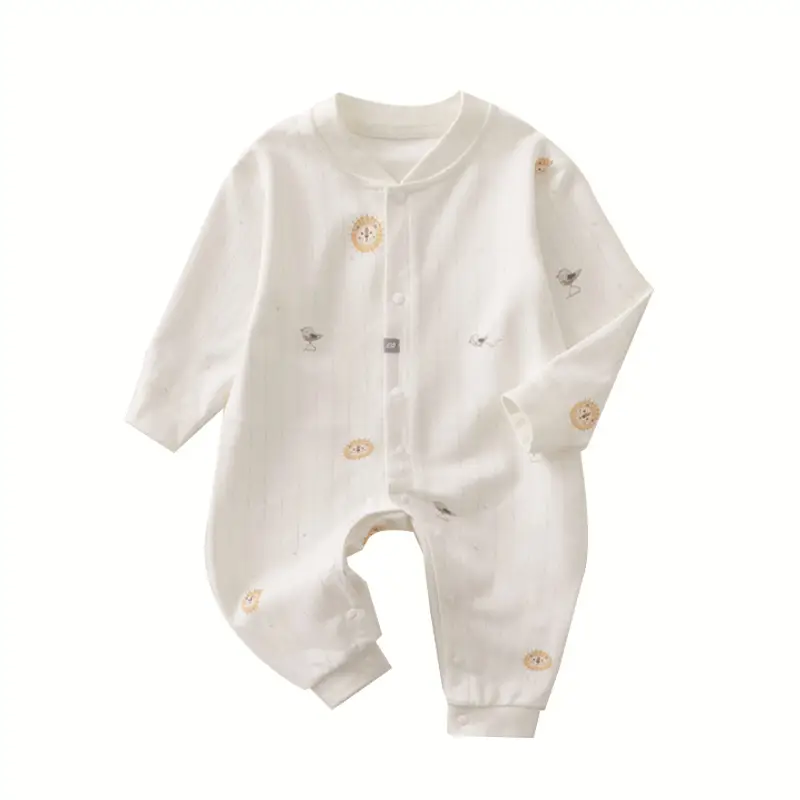 Baby Cotton Long Sleeve Jumpsuit for Boys Girls Spring Autumn - Image 12
