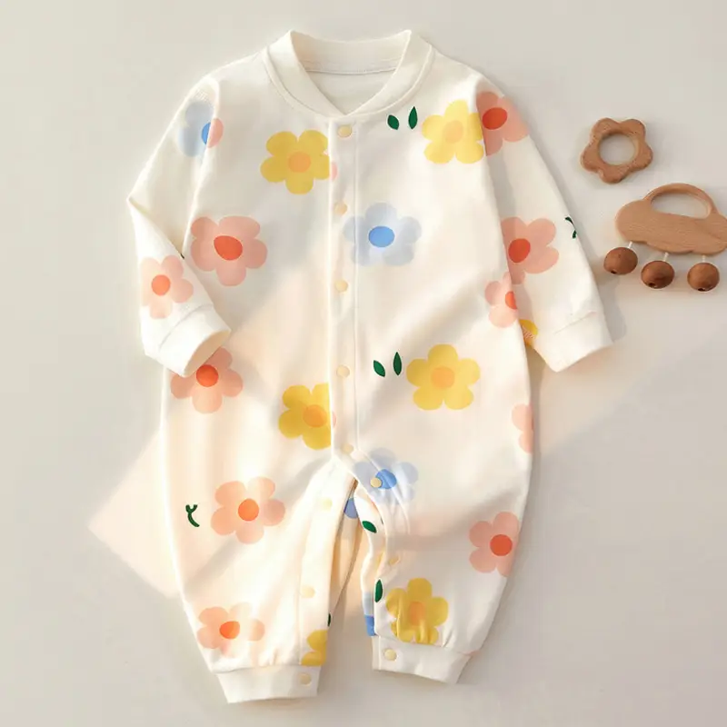 Baby Cotton Long Sleeve Jumpsuit for Boys Girls Spring Autumn - Image 5