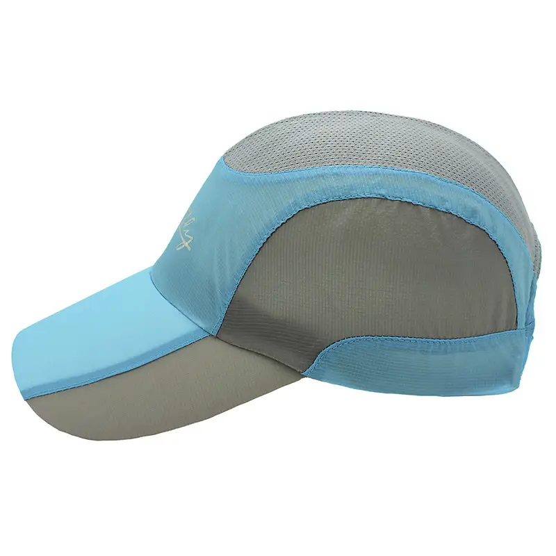Men Embroidered Baseball Cap UPF50+ Purple Grey