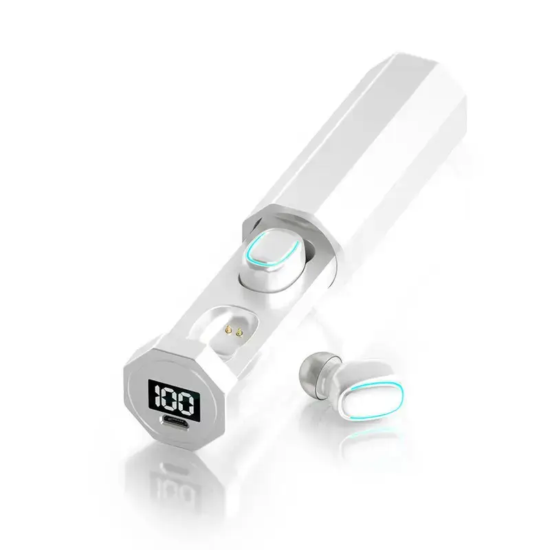 Wireless Bluetooth Headset with LED Display & Long Battery - Image 2