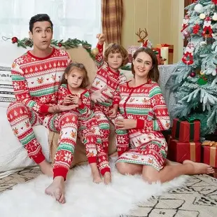 New Christmas Family Matching Printed Pajamas Set — feature 12