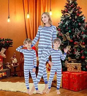 New Christmas Family Matching Printed Pajamas Set — feature 13