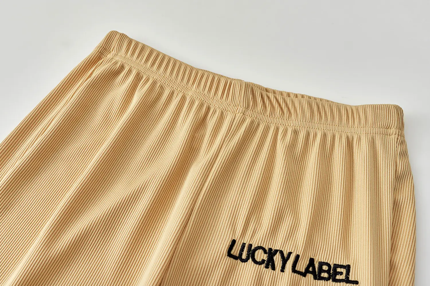 Women's Black Sweatpants Set with Letter Embroidery — feature 37
