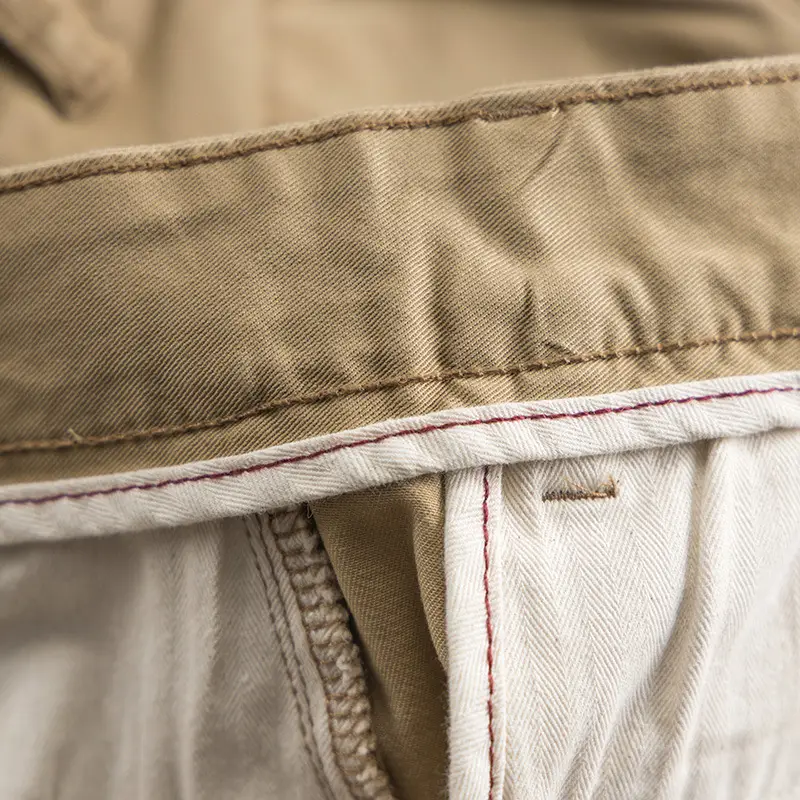 Men's Micro-Stretch Slim Fit Casual Pants Tan — feature 12
