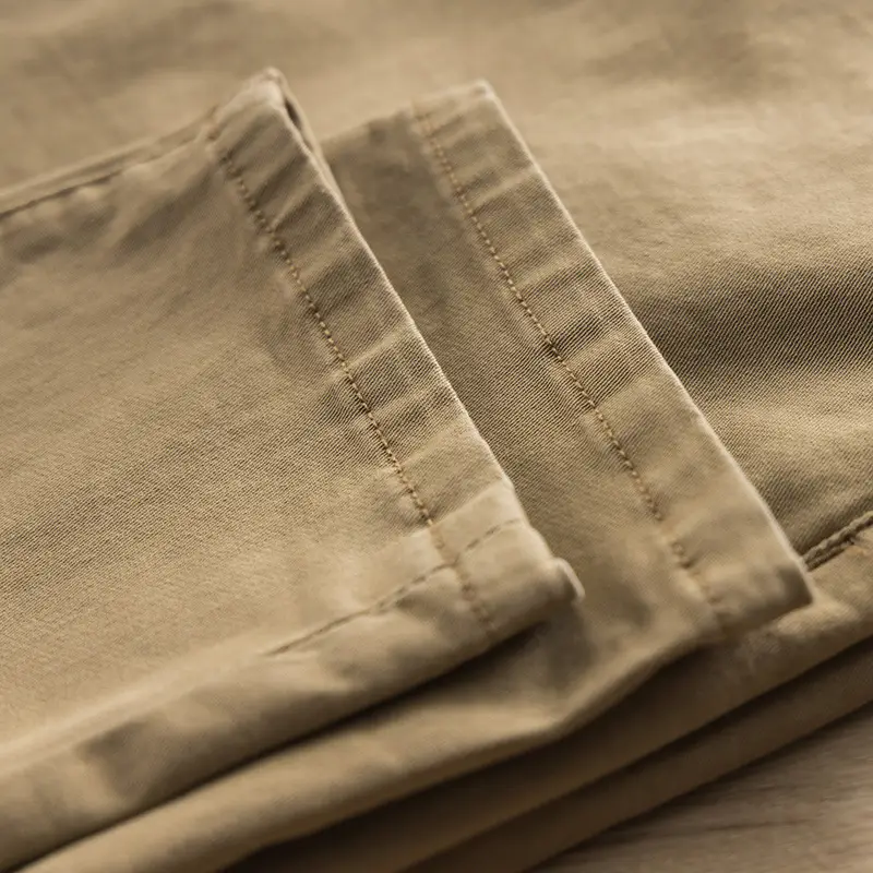 Men's Micro-Stretch Slim Fit Casual Pants Tan — feature 13