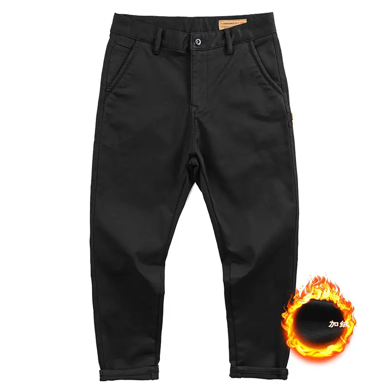 Men's Micro-Stretch Slim Fit Casual Pants Tan — feature 15