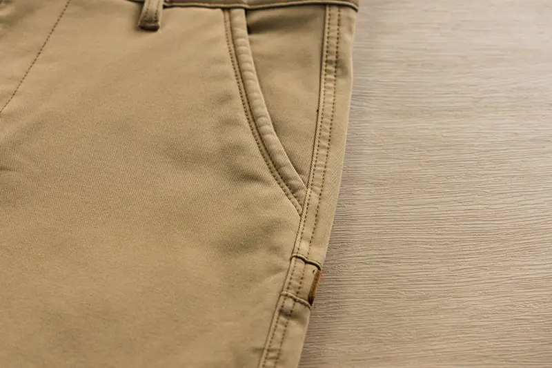Men's Micro-Stretch Slim Fit Casual Pants Tan — feature 16