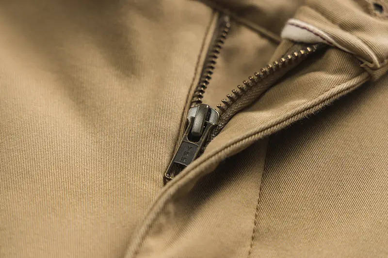 Men's Micro-Stretch Slim Fit Casual Pants Tan — feature 17