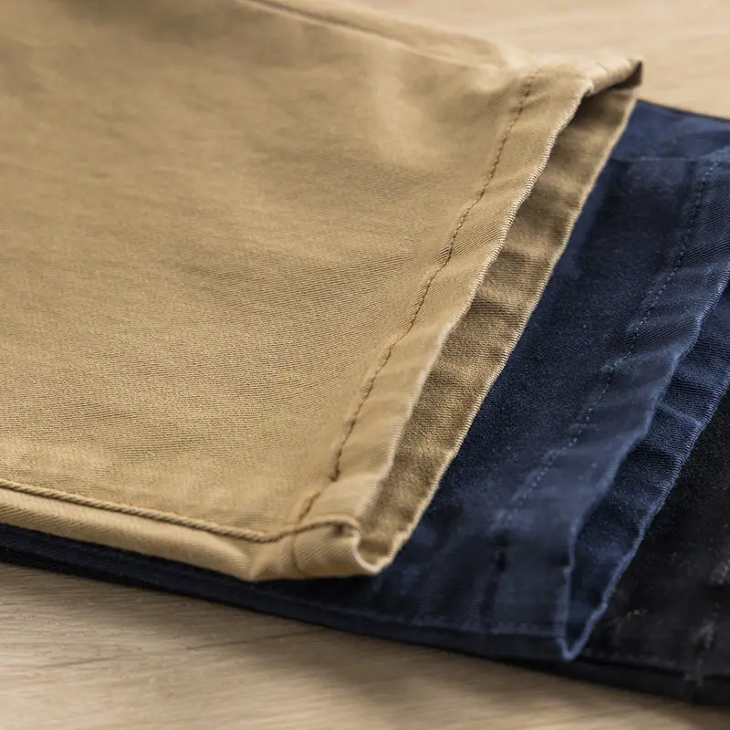 Men's Micro-Stretch Slim Fit Casual Pants Tan — feature 8