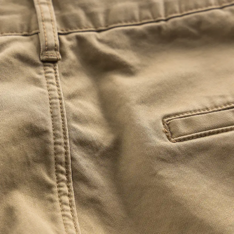 Men's Micro-Stretch Slim Fit Casual Pants Tan — feature 9