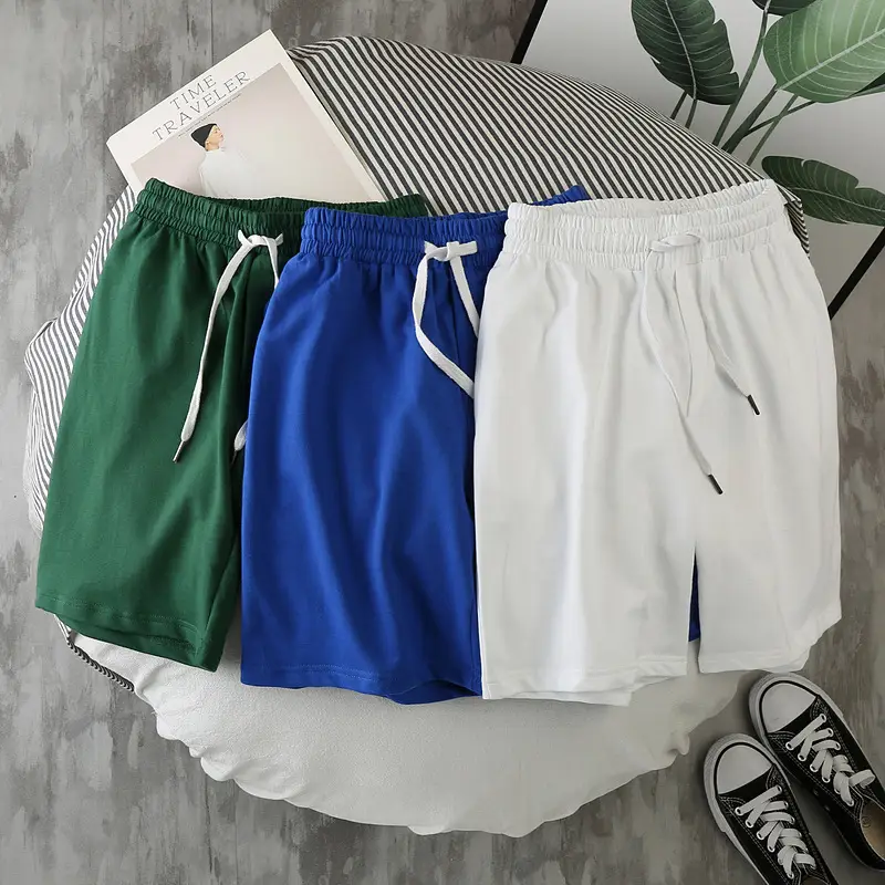 Men Black Drawstring Shorts Large Casual Summer - Image 4