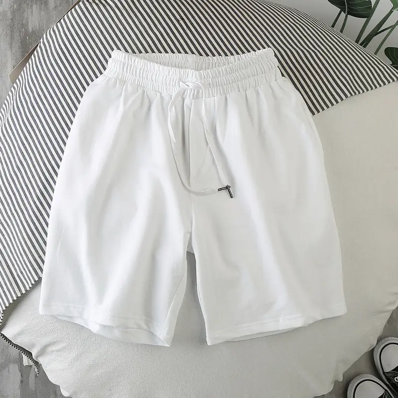 Men Black Drawstring Shorts Large Casual Summer — feature 11