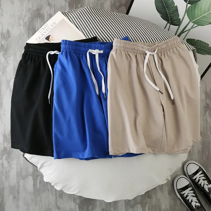 Men Black Drawstring Shorts Large Casual Summer — feature 8