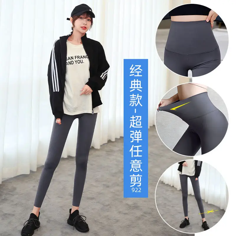 Winter Fleece Leggings Women High Waist Black