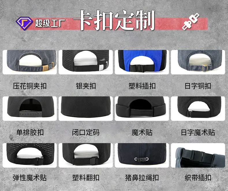 Men Sunshade Cap Cotton Baseball Grey 19CM — feature 37