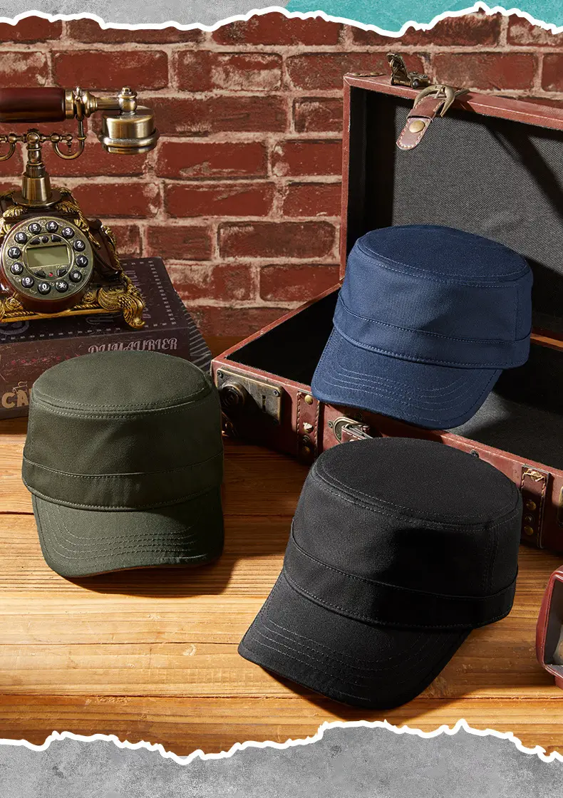 Men Sunshade Cap Cotton Baseball Grey 19CM — feature 9
