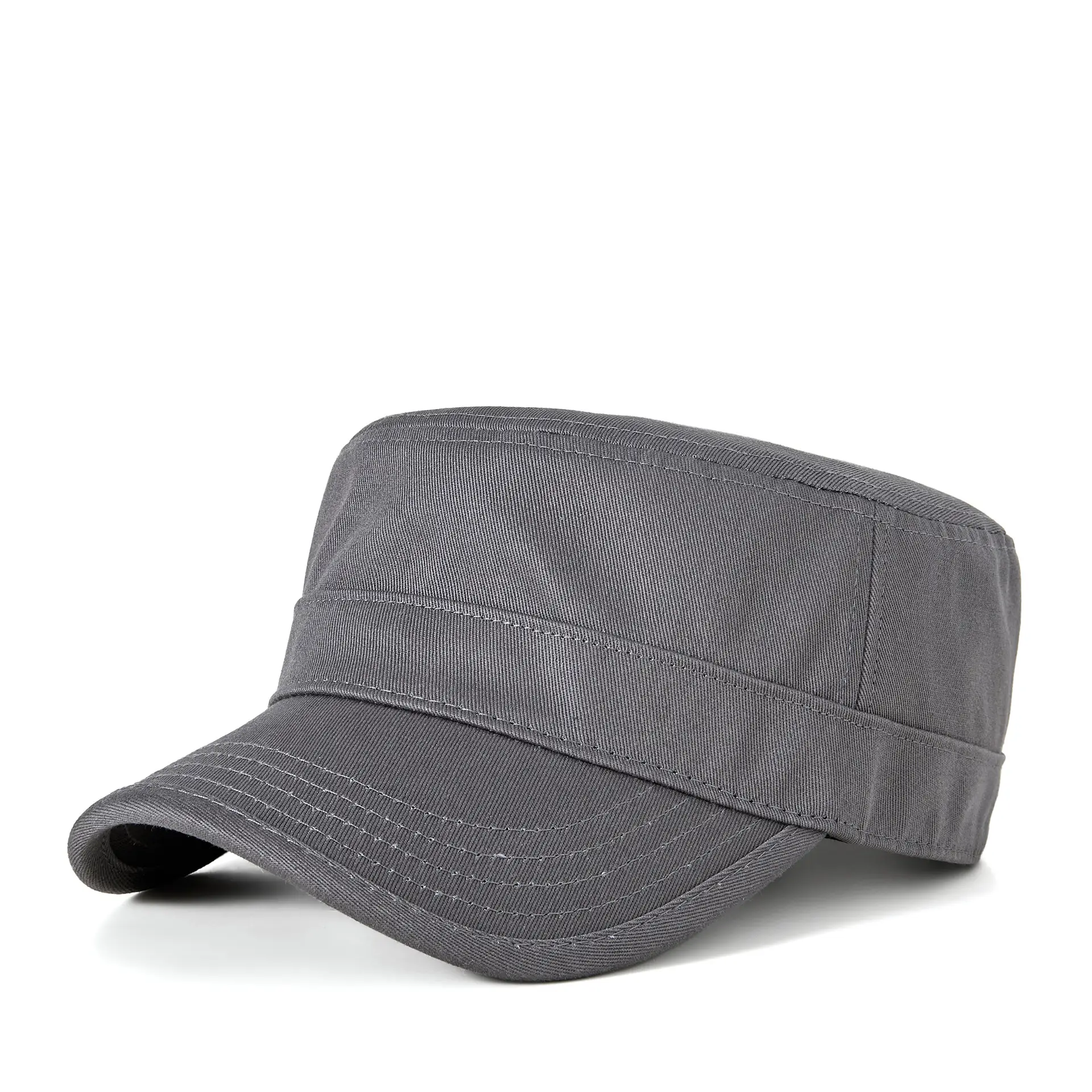 Men Sunshade Cap Cotton Baseball Grey 19CM - Image 9