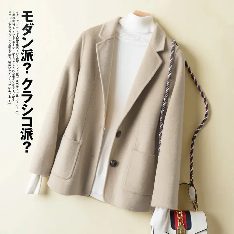 2023 Woolen Jacket for Women Slimming New Coat - Image 7