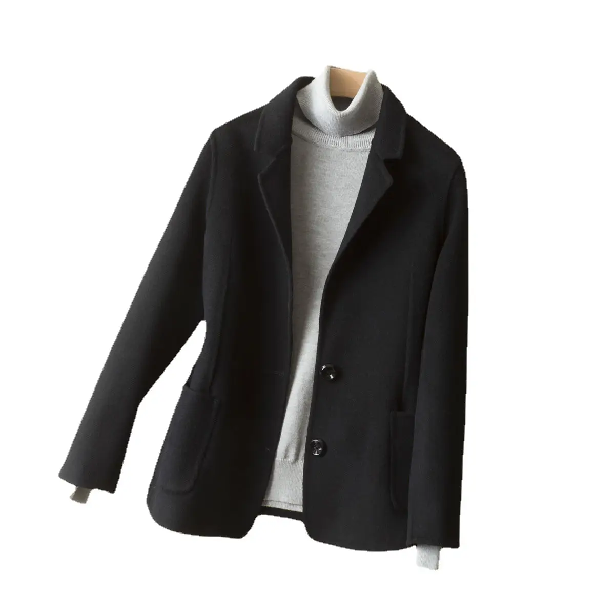 2023 Woolen Jacket for Women Slimming New Coat - Image 8