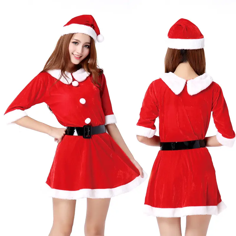 Red Strap Christmas Party Dress for Women