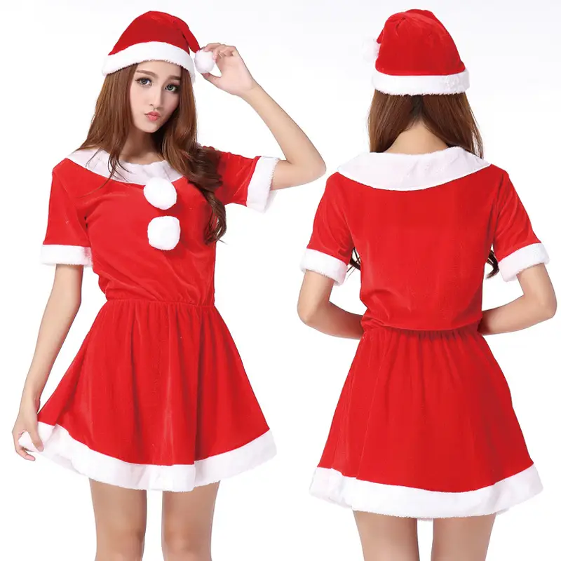 Red Strap Christmas Party Dress for Women