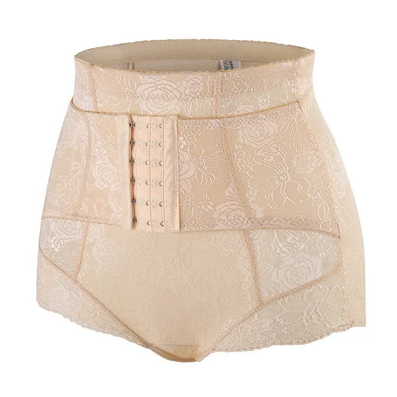Mid-Waist Belly Pants Buckle-Buckle Postpartum Butt Corset - Image 8