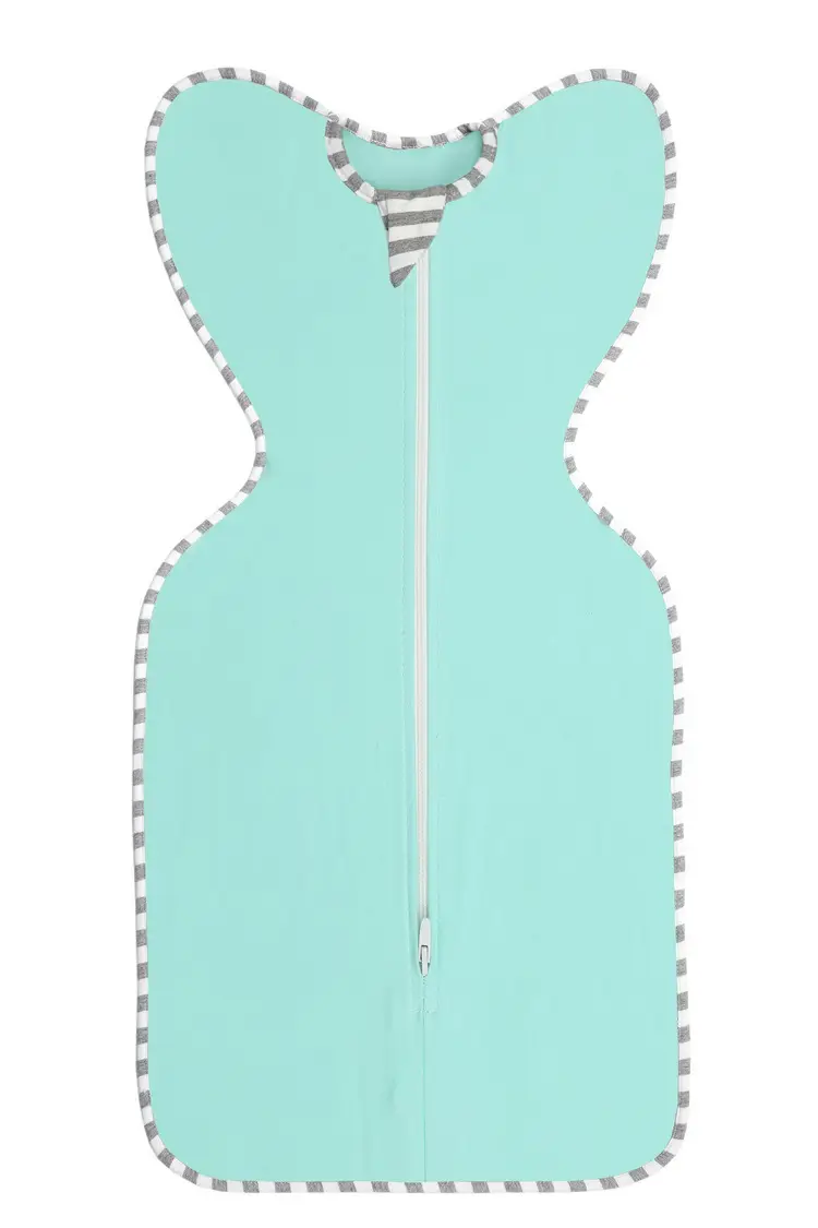 Pink Cotton Baby Swaddle Suit with Zippers - Image 6