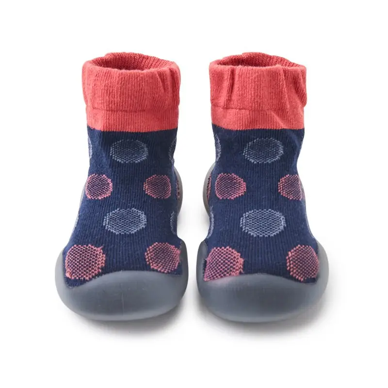 Baby Teddy Bear Non-Slip Socks Beige Striped - Image 19