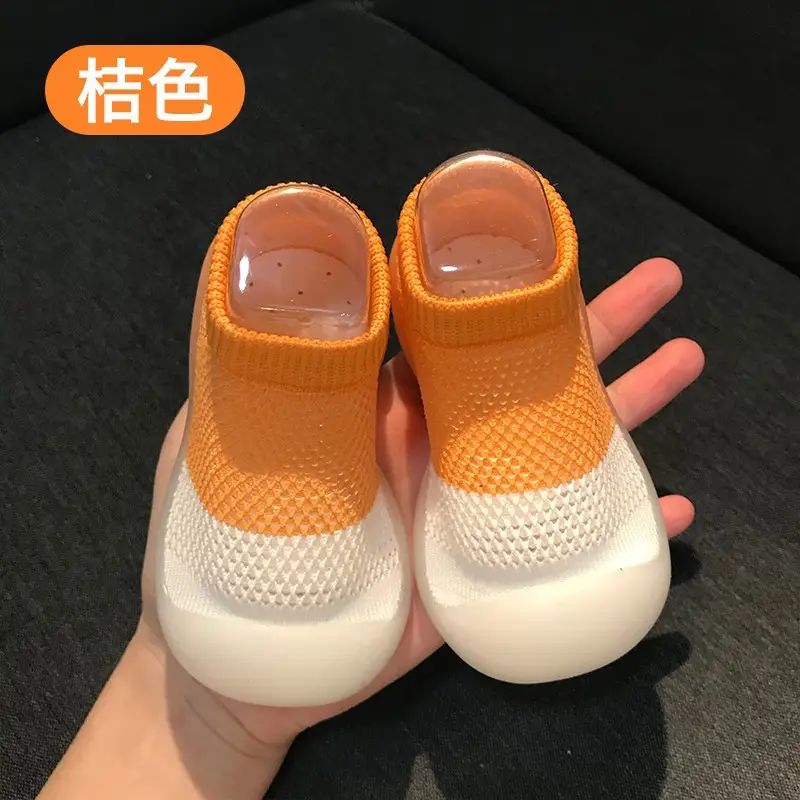 Baby Teddy Bear Non-Slip Socks Beige Striped - Image 28