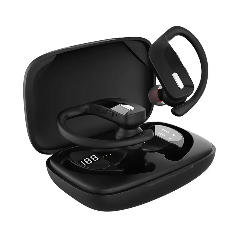 Wireless Bluetooth Earphones with Digital Display & Long Battery Life