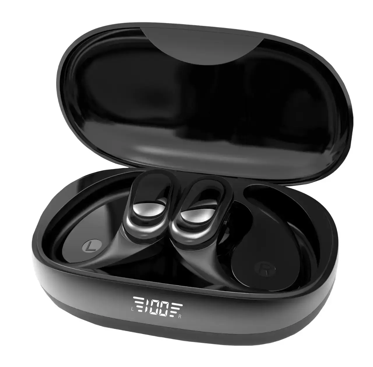 Wireless Bluetooth Earphones with Digital Display & Long Battery Life - Image 6