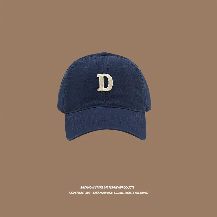 2025 R Letter Pure Cotton Baseball Caps K-Style Men Women Summer Sunshade - Image 21