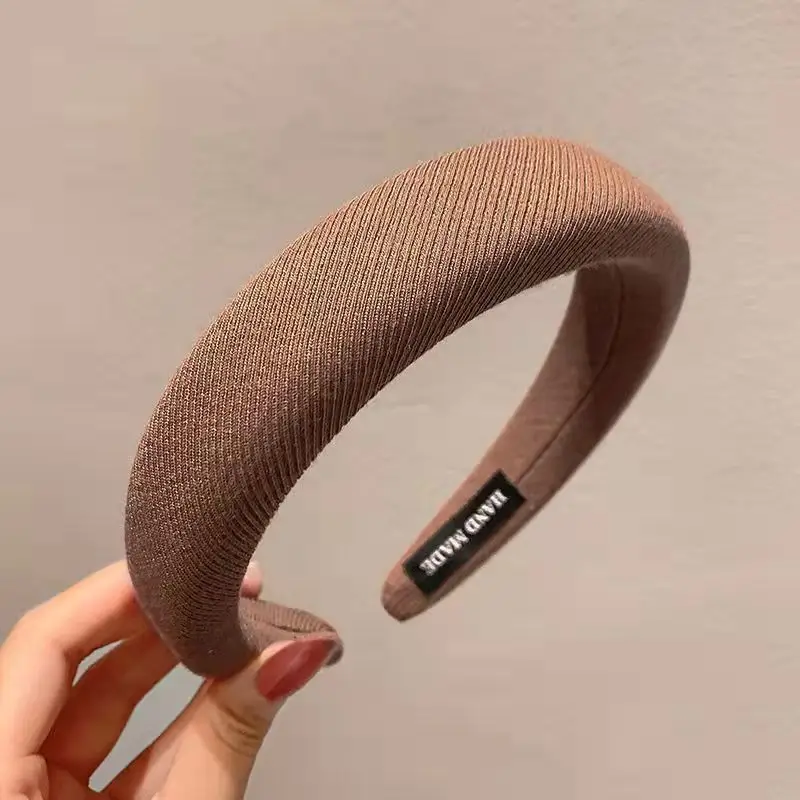 Autumn Winter Hairbands with Retro High Cranial Top Design