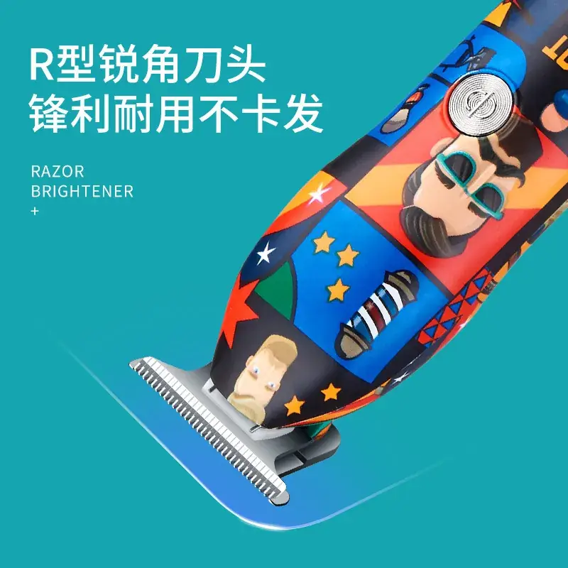 Cross-border graffiti hair clipper with digital display - Image 5