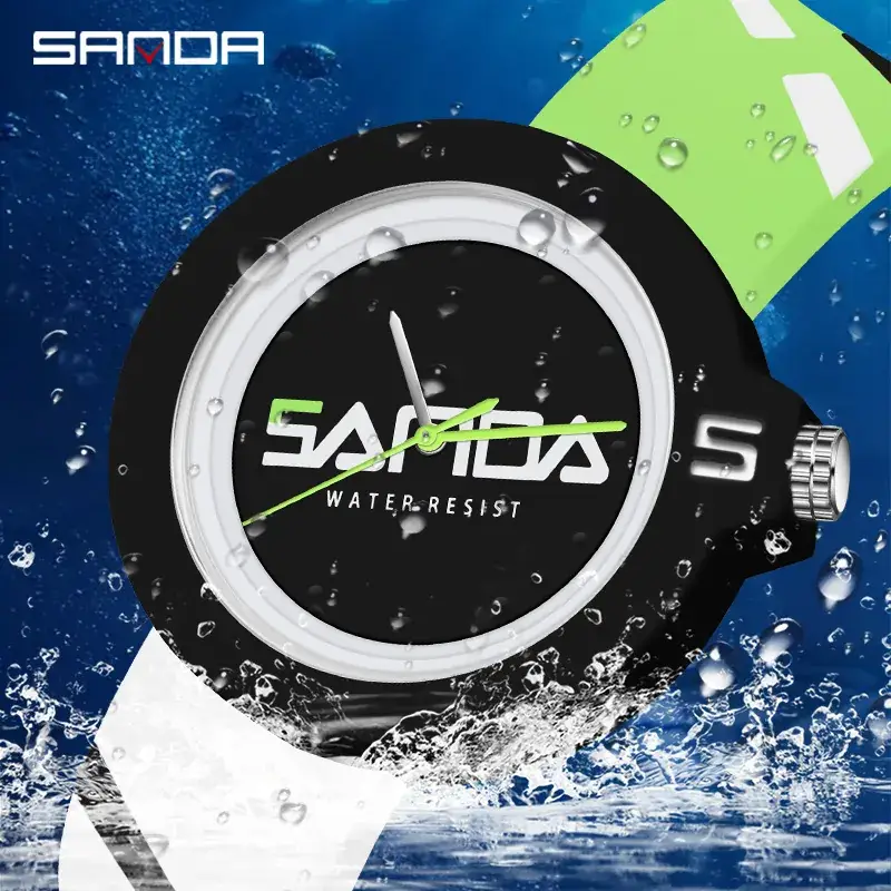 Sanda New Silicone Band Electronic Watch Outdoor Sports Waterproof Watch Boys and Girls Watch Case Detachable Watch Wholesale - Image 6