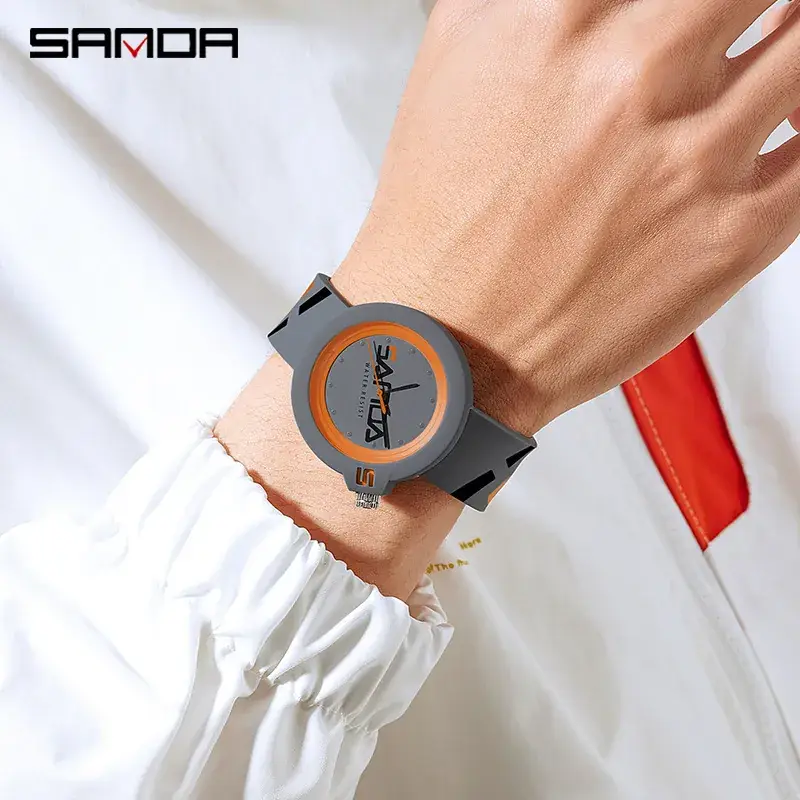 Sanda New Silicone Band Electronic Watch Outdoor Sports Waterproof Watch Boys and Girls Watch Case Detachable Watch Wholesale - Image 7