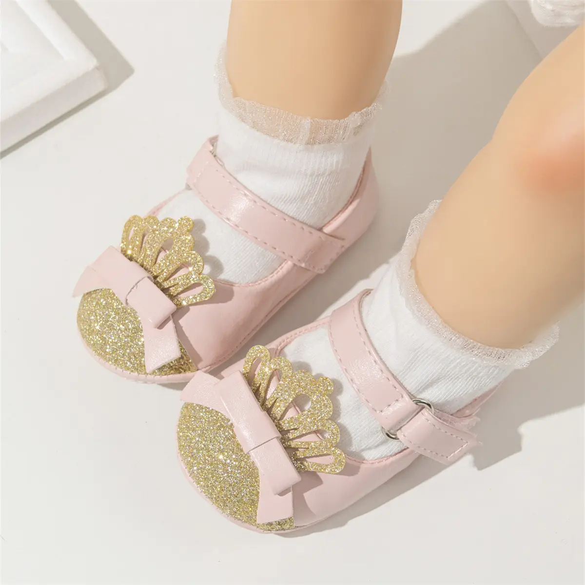 Cross-Border Baby Shoes with Sequins & Soft Sole — feature 13