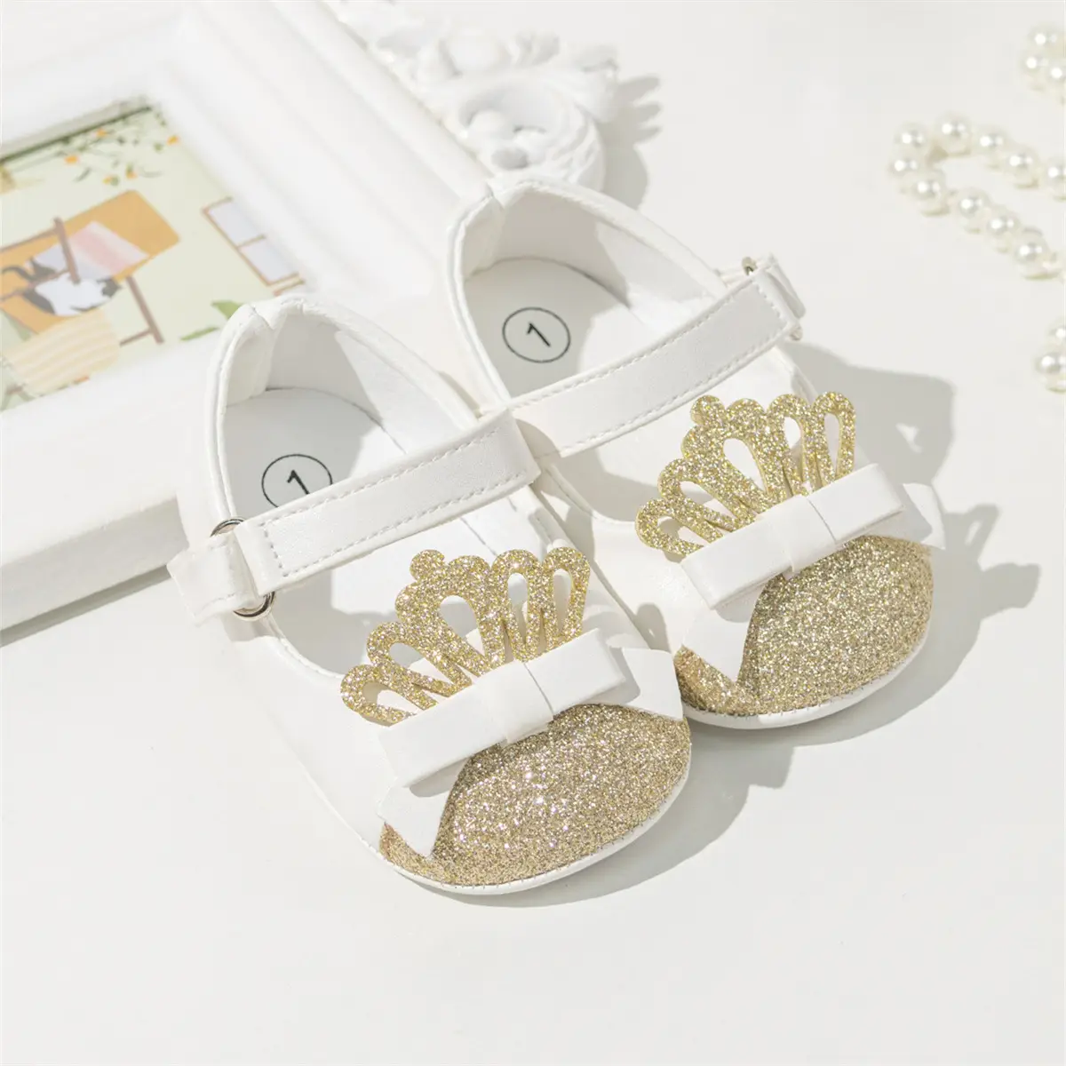 Cross-Border Baby Shoes with Sequins & Soft Sole — feature 14