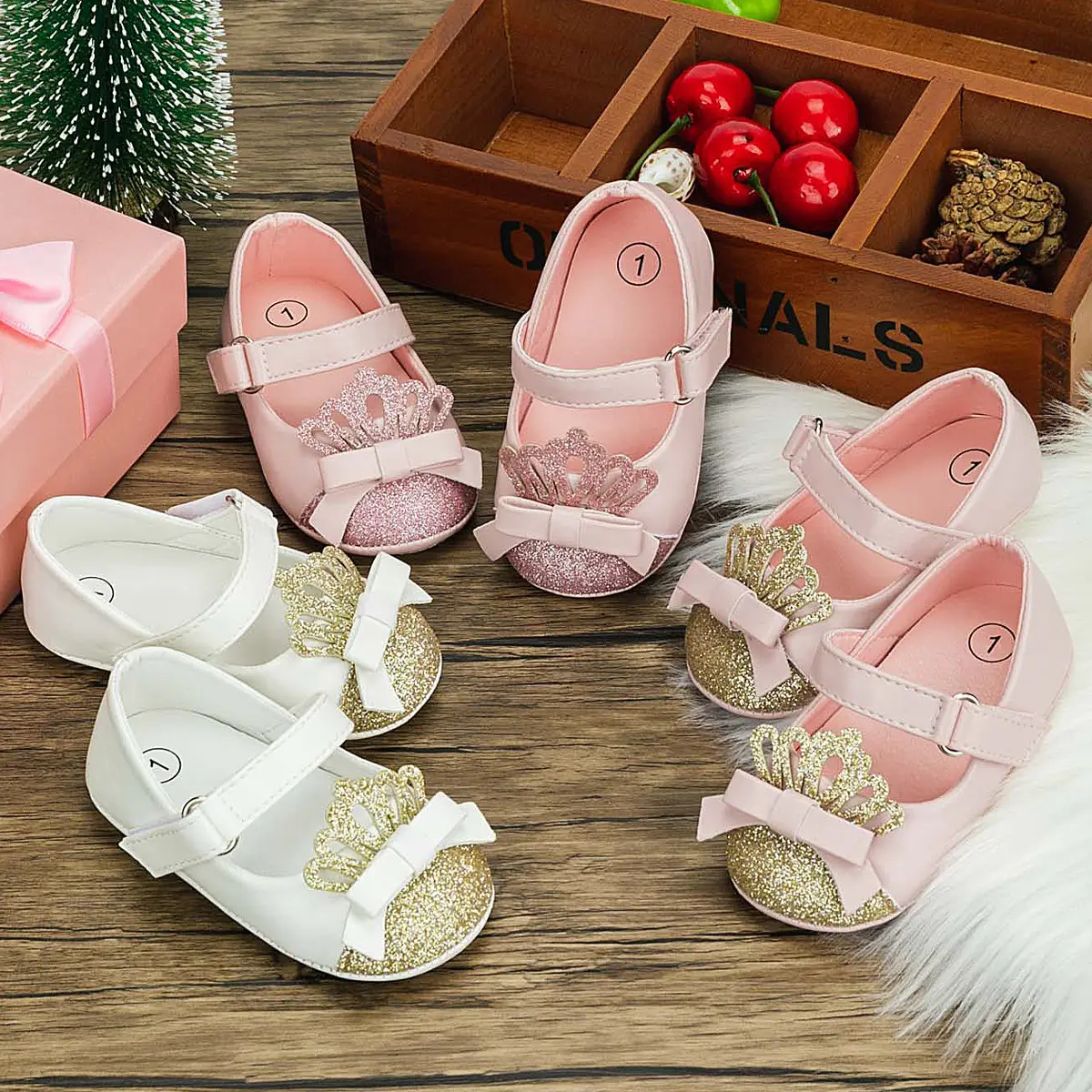 Cross-Border Baby Shoes with Sequins & Soft Sole — feature 4