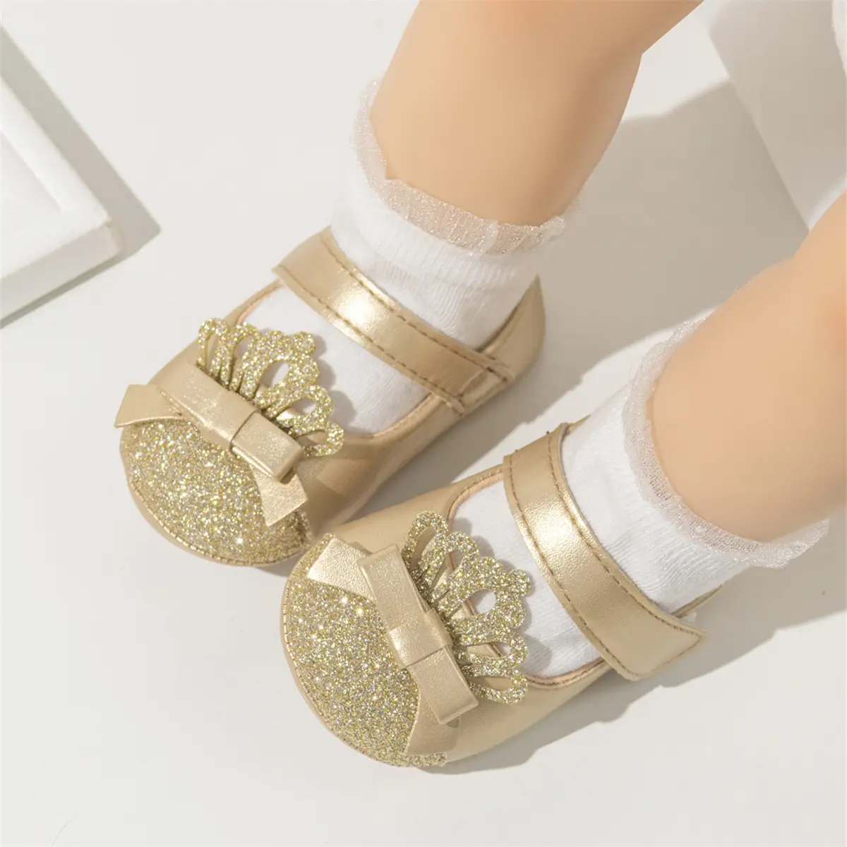 Cross-Border Baby Shoes with Sequins & Soft Sole — feature 9