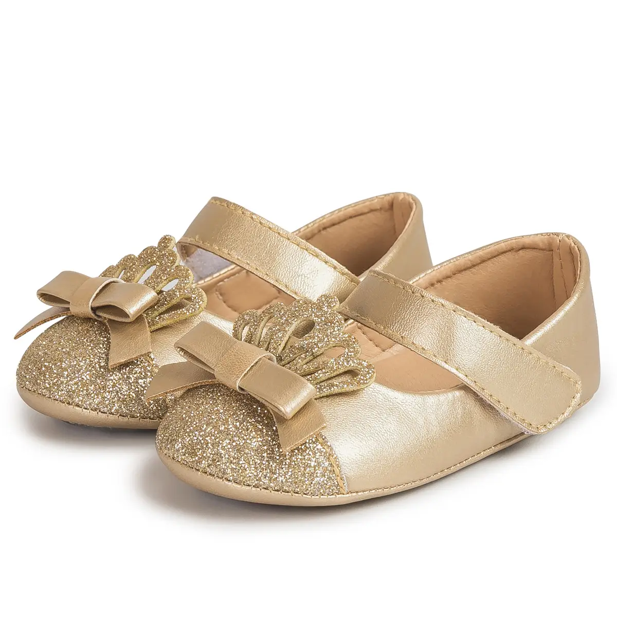 Cross-Border Baby Shoes with Sequins & Soft Sole - Image 4