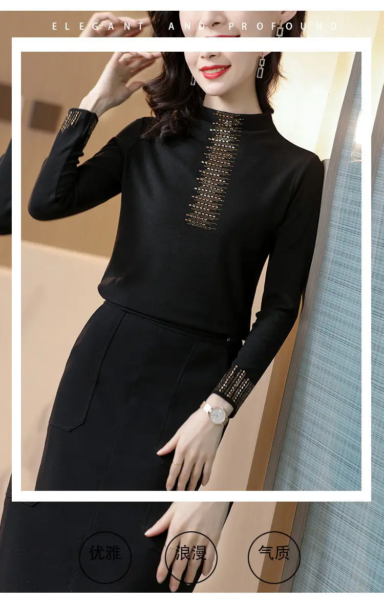 Women's 2025 Thermal Fleece Shirt with Rhinestone Embroidery — feature 2