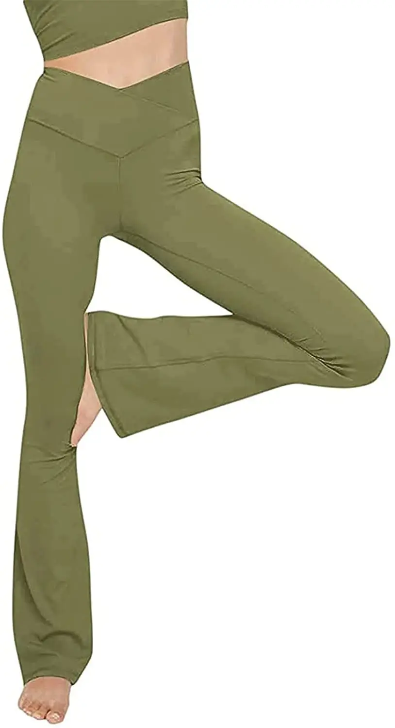 2021 High Waist Slim Pure Color Casual Pants Blue - Image 6
