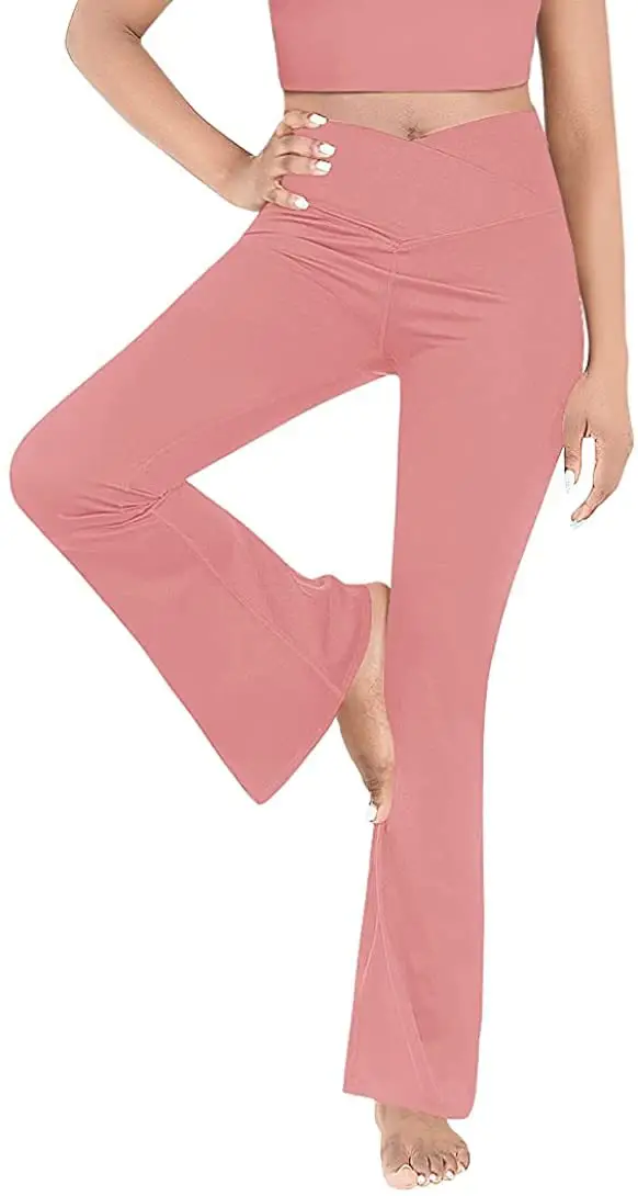 2021 High Waist Slim Pure Color Casual Pants Blue - Image 9