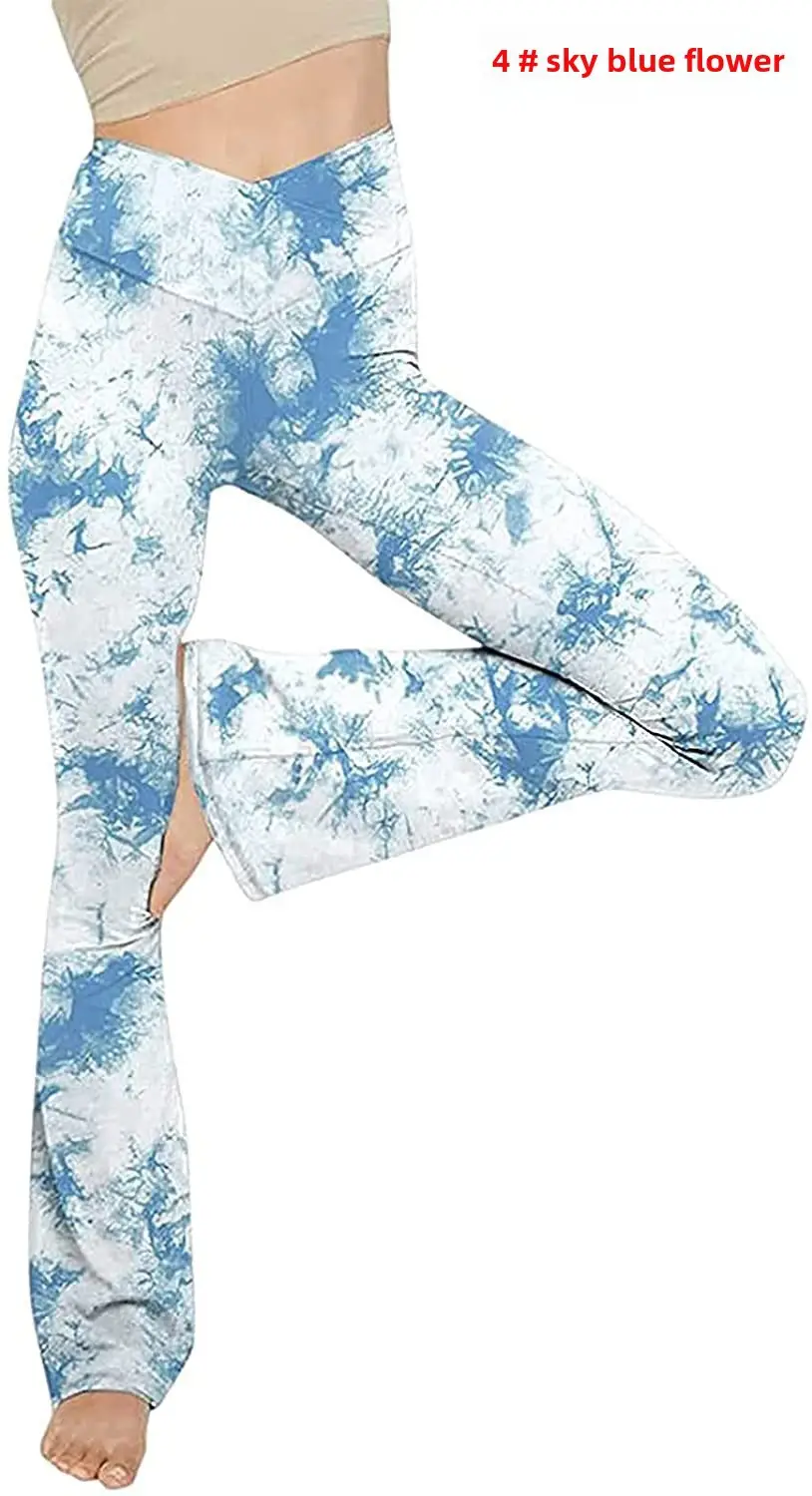 2021 High Waist Slim Pure Color Casual Pants Blue - Image 29