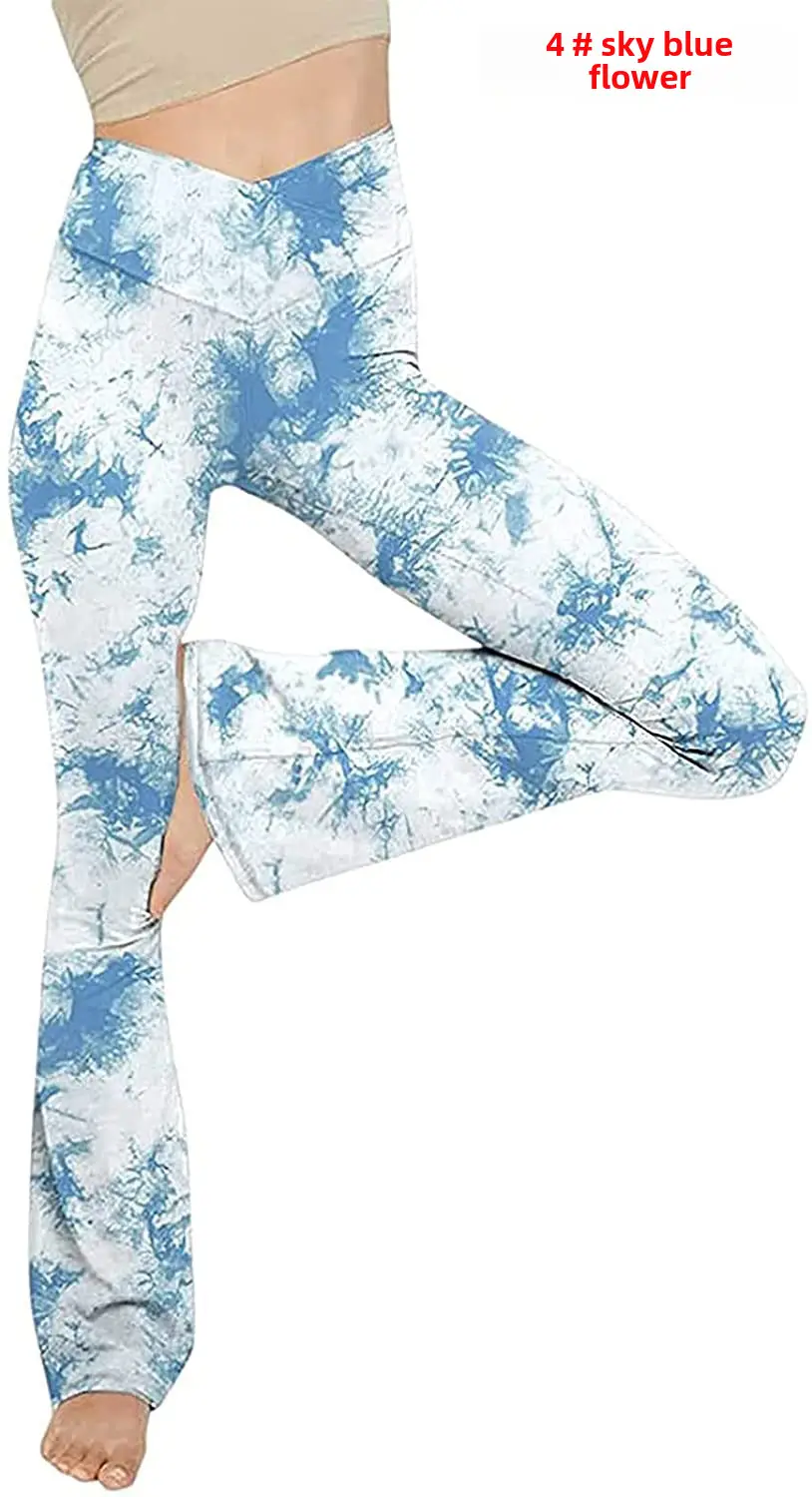2021 High Waist Slim Pure Color Casual Pants Blue - Image 30